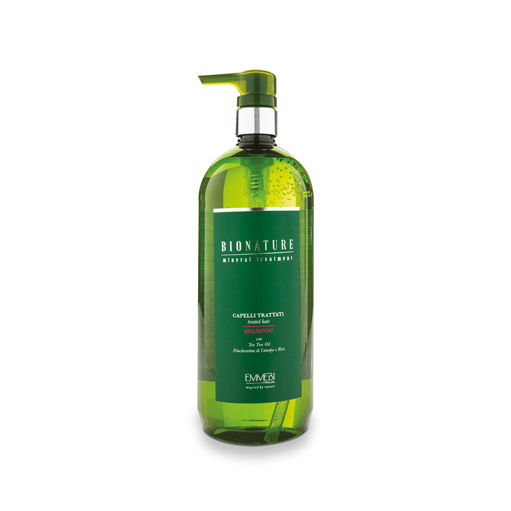Шампунь для пошкодженого волосся BioNature Treated Hair Shampoo 1000 ml